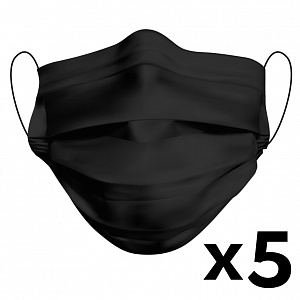 Промо набор маска гигиеническая МАКУХИН & R.O.C.S. "Не трогай лицо" 5 шт.