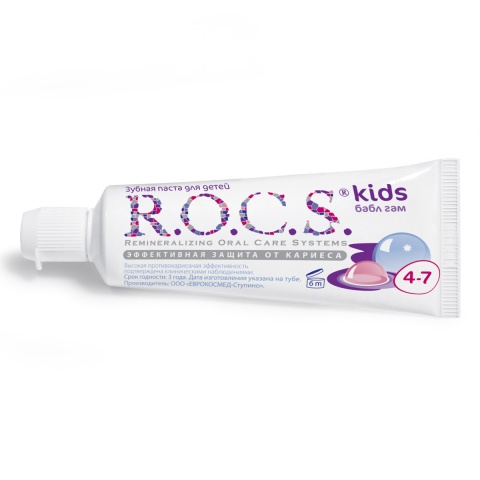 Зубная паста R.O.C.S. Kids Бабл Гам