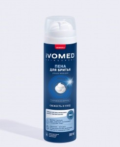 Пена для бритья IVOMED MEN Свежесть и уход для всех типов кожи, 200 мл