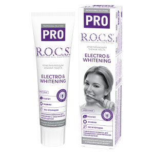 Зубная паста R.O.C.S. PRO Electro & Whitening Mild Mint, 135 гр