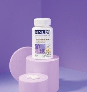 RNL Ниацин 250 мг с пептидом сосудов, 60 капс.