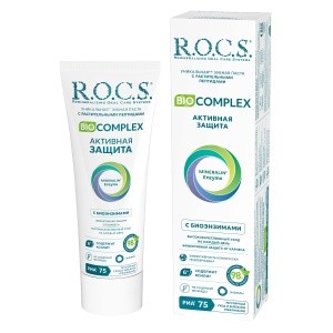 Зубная паста R.O.C.S. BIOCOMPLEX Активная защита, 94 гр