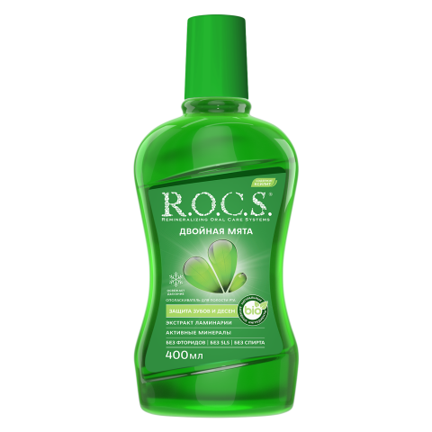 Ополаскиватель R.O.C.S. Двойная мята, 400 мл