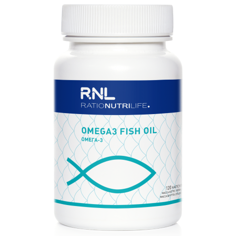 RatioNutriLife «Омега-3» («Omega3 Fish oil 50% EPA / 25% DHA softgel TG Capsules»), 120 шт. описание