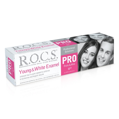 Зубная паста R.O.C.S. PRO Young & White Enamel, 135 гр