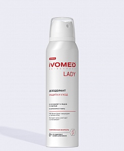 Дезодорант женский IVOMED LADY Защита и уход для всех типов кожи, 150 мл