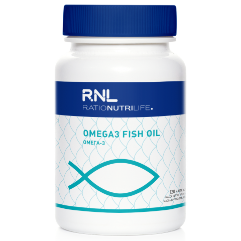 RatioNutriLife «Омега-3» («Omega3 Fish oil 50% EPA / 25% DHA softgel TG Capsules»), 120 шт.