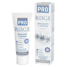 Зубная паста «R.O.C.S. PRO Brackets & Ortho»